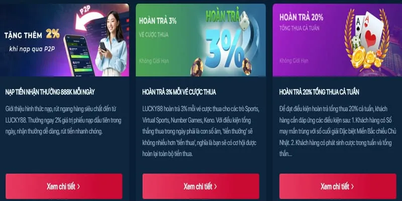 Thưởng nạp lần đầu cho Thể Thao